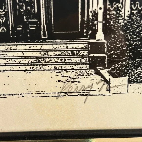 Vintage Artist signed Architectural Prints - Picture 6 of 6